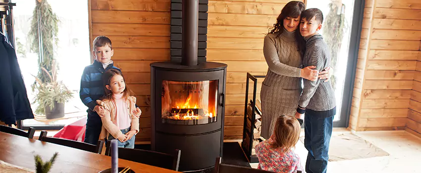 Morso Cast Iron Fireplace Insert Installation in King City, Ontario
